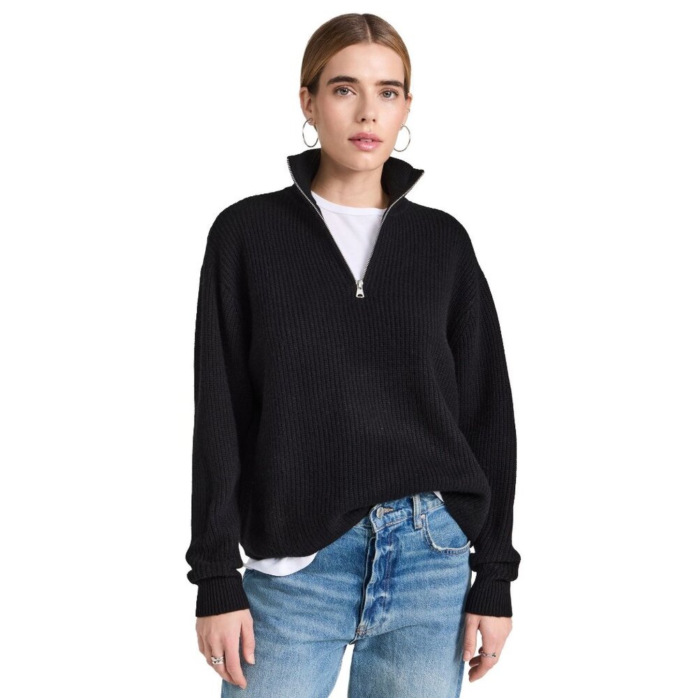 Jenni Kayne Cashmere Half Zip Sweater
